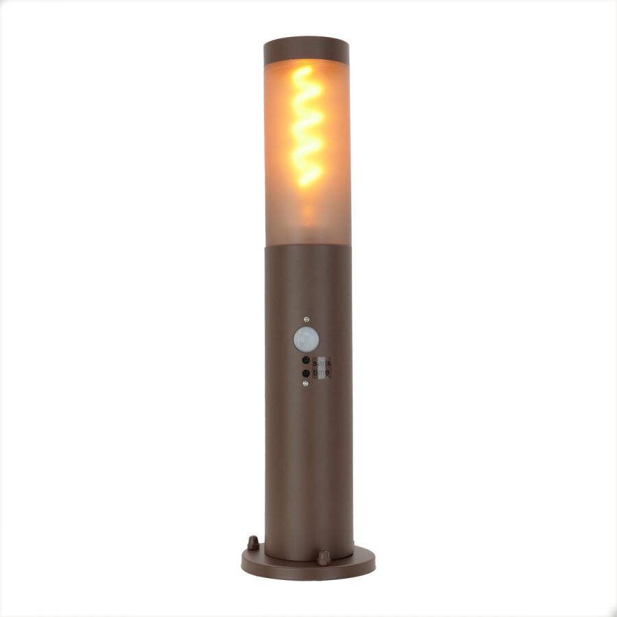 Eglo Helsinki Sokkellamp Staande lamp Buiten E27 45 cm Bruin Sensor