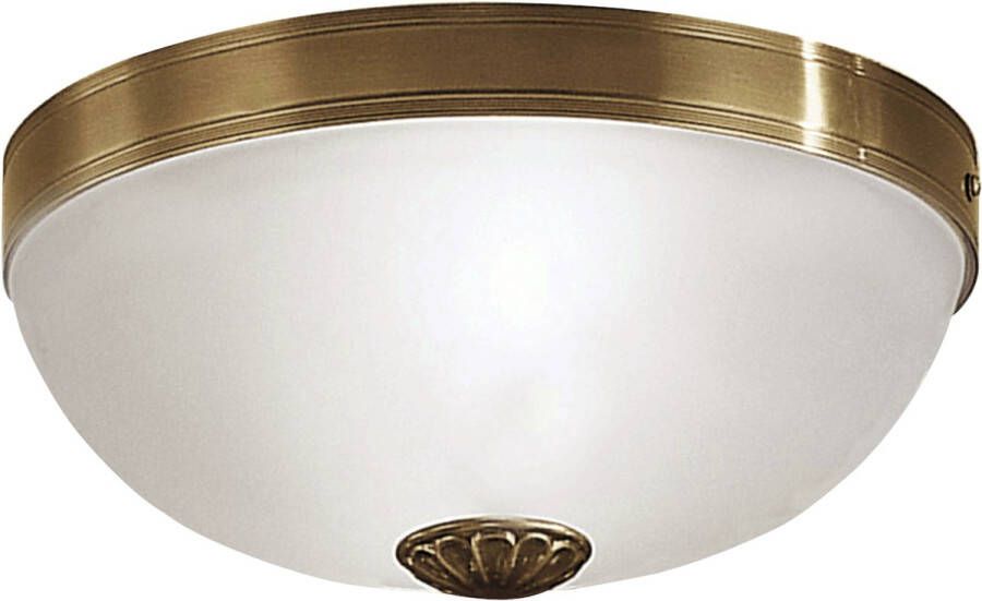 EGLO  Imperial - Plafondlamp - 2 Lichts - Ø310mm. - Brons - Wit