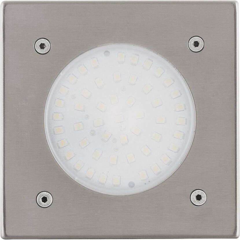 Eglo Lamedo Buitenverlichting Grondinbouwlamp 1 Lichts LED RVS Wit