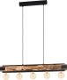 EGLO  Layham Hanglamp - E27 - 96 cm - Zwart Bruin - Thumbnail 1