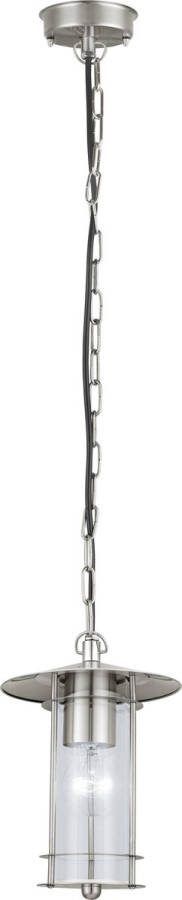 Eglo Lisio Buitenverlichting Hanglamp 1 Lichts RVS Helder