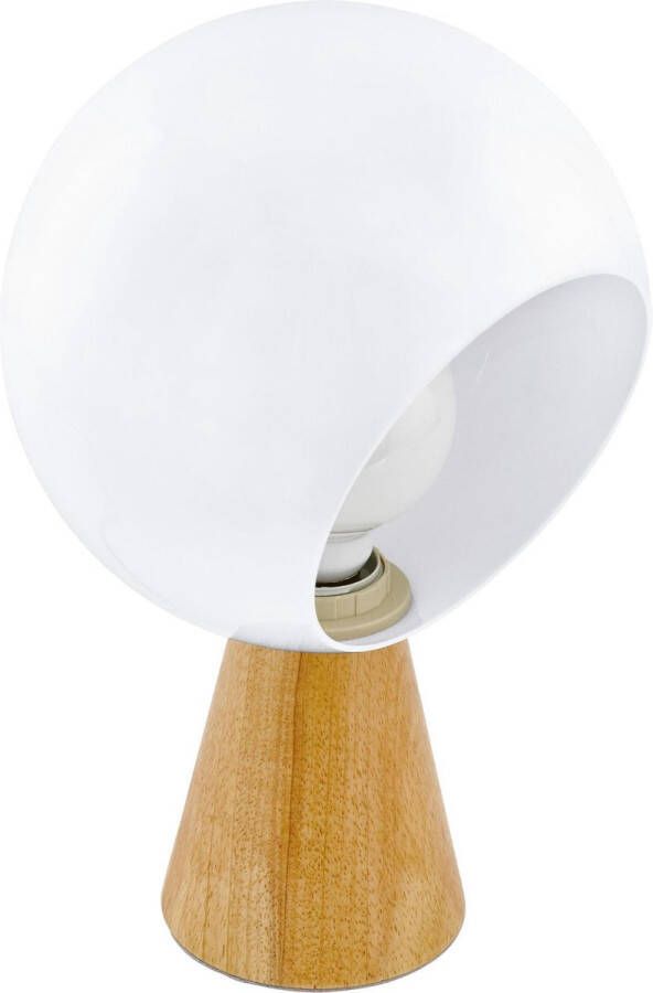 Eglo Mamblas Tafellamp 1 lichts 31 cm. E14 Hout wit
