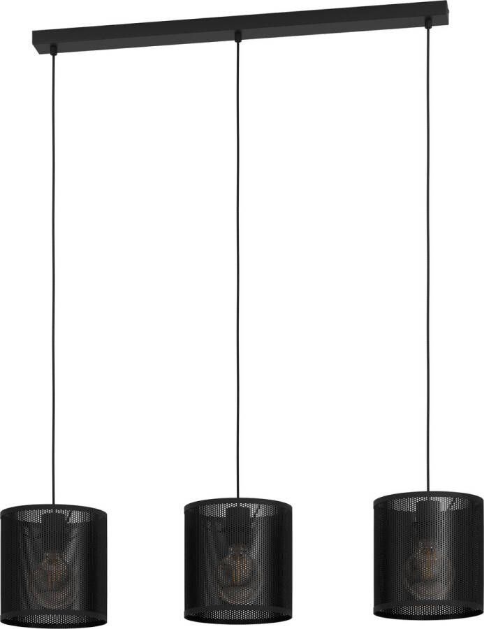 EGLO Manby Hanglamp E27 90 cm Zwart Staal