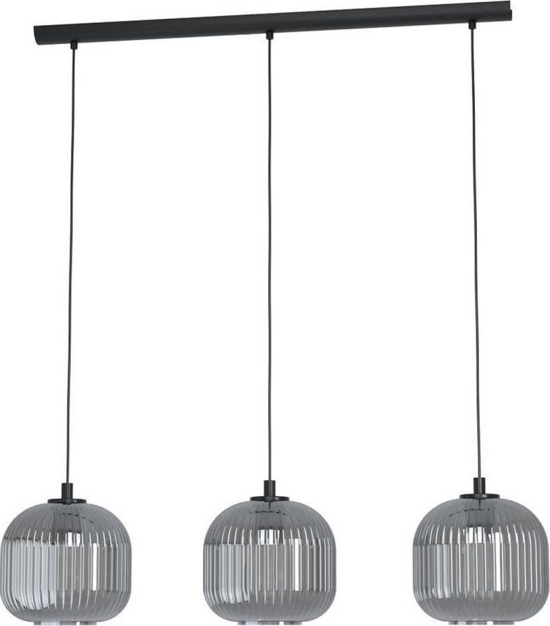 EGLO  Mantunalle 1 - Hanglamp - E27 - 120 cm - Zwart