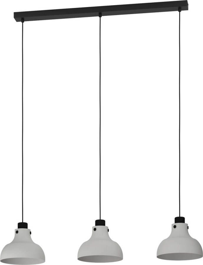 EGLO Matlock Hanglamp E27 90 cm Grijs Zwart Staal