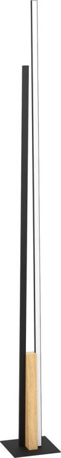 EGLO Panagria Vloerlamp LED 146 cm Zwart|Bruin|Wit
