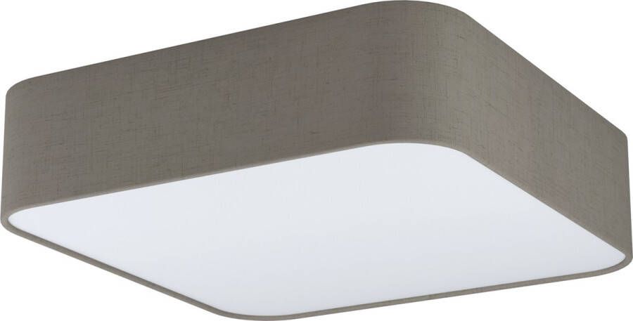 EGLO  Pasteri Square Plafondlamp - E27 - 57 5 cm - Wit Taupe