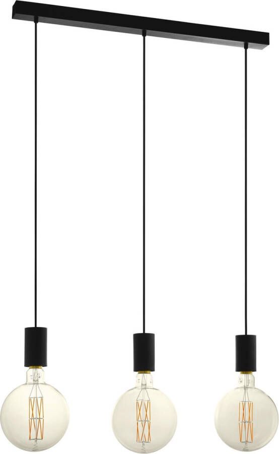EGLO  Pozueta Hanglamp - E27 - 84 cm - Zwart