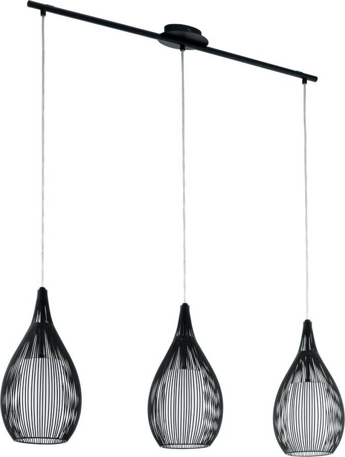 EGLO  Razoni Hanglamp - E27 - 99 cm - Zwart Wit