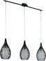 EGLO  Razoni Hanglamp - E27 - 99 cm - Zwart Wit - Thumbnail 1