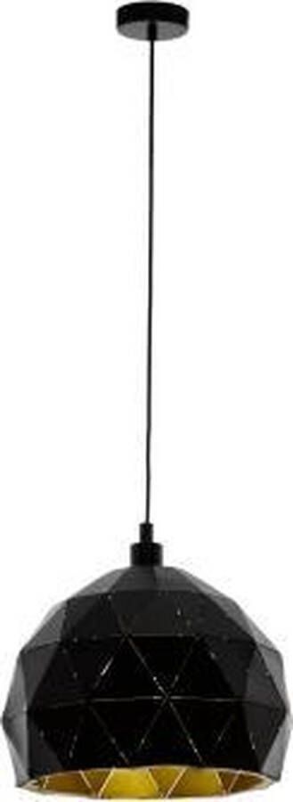 EGLO  Roccaforte Hanglamp - E27 - Ø30 cm - Zwart Goud