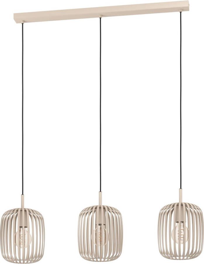 EGLO  Romazzina Hanglamp - E27 - 90 cm - Zandkleur