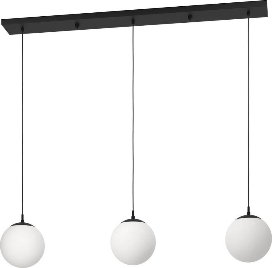 Eglo Rondo 3 Hanglamp E27 121 cm Zwart Wit