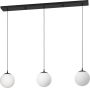 Eglo Rondo 3 Hanglamp E27 121 cm Zwart Wit - Thumbnail 1