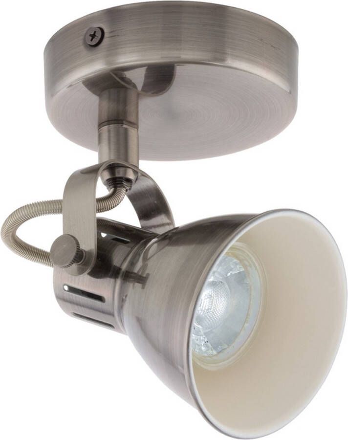 Eglo Seras LED spot 1-Lichts 3 3W nikkel-antiek creme