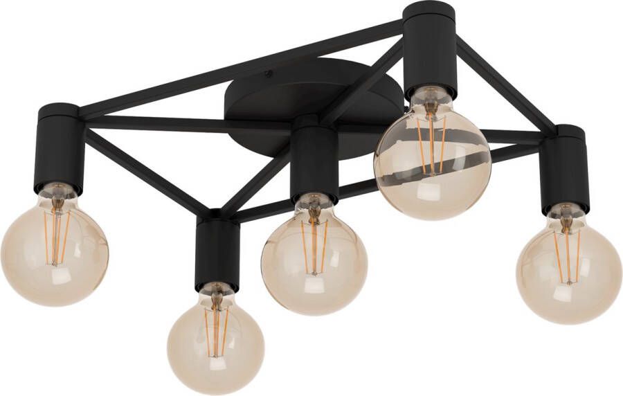 EGLO Speke Plafondlamp E27 41 5 cm Zwart