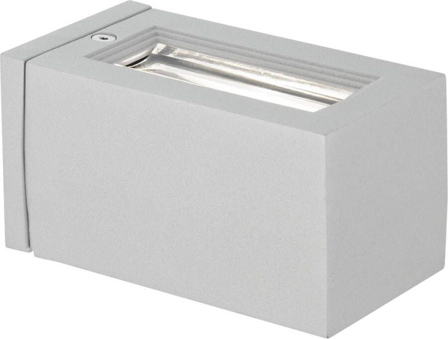 Eglo Tabo 1 Buitenverlichting Wandlamp 1 Lichts Zilver Helder