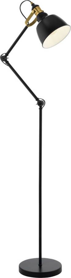 Eglo Thornford vloerlamp 1-lichts E27 zwart bronskleurig