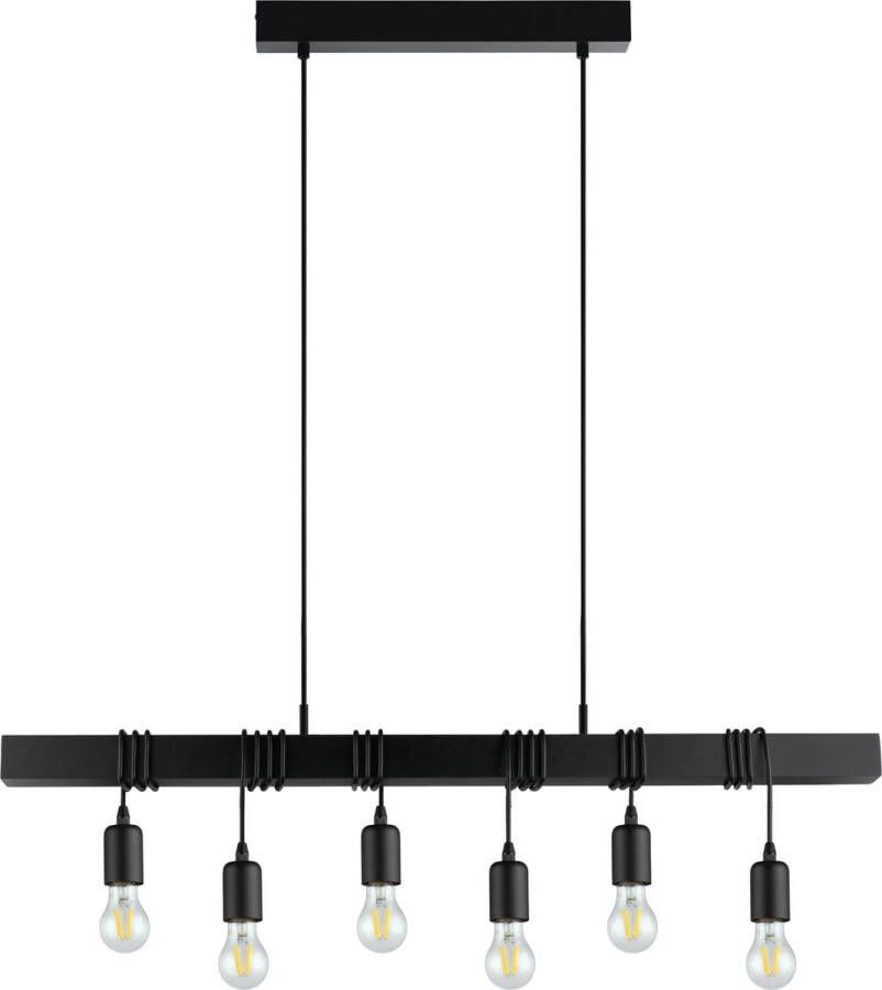 Eglo Townshend Hanglamp E27 100 cm Zwart