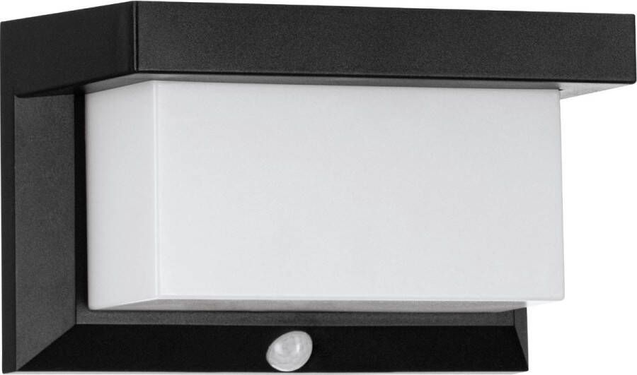 Eglo Utrera Wandlamp Buiten Solar Zonne-Energie Zwart 20 cm