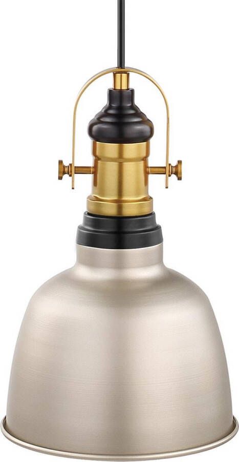 EGLO  Vintage Gilwell - Hanglamp - 1 Lichts - Champagne  Brons  Zwart