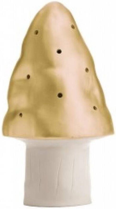 Egmont Toys Paddestoel lamp Heico lamp goud LED lamp