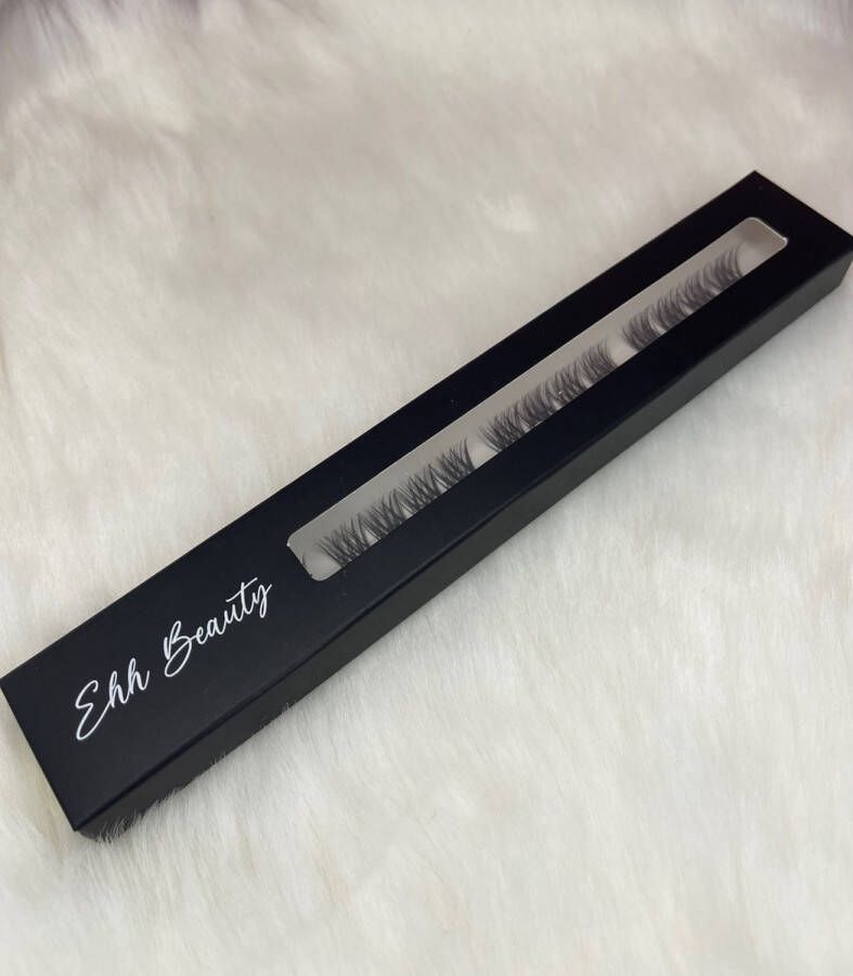 EHH BEAUTY EHHbeauty Diy lashes Cluster Lashes Extentions Fake lashes 10 MM Nepwimpers Natuurlijk Segment