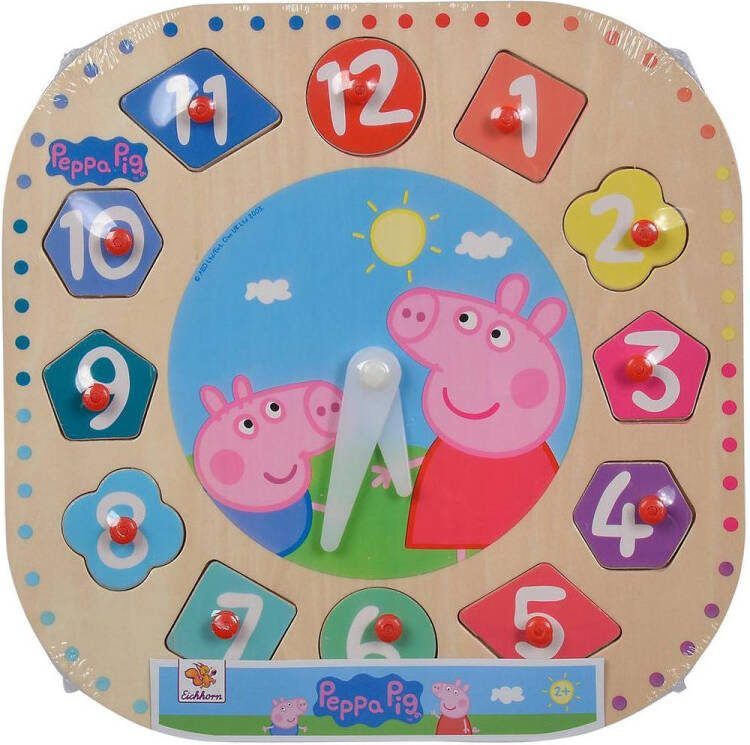 Eichhorn Peppa Pig Houten Leerklok