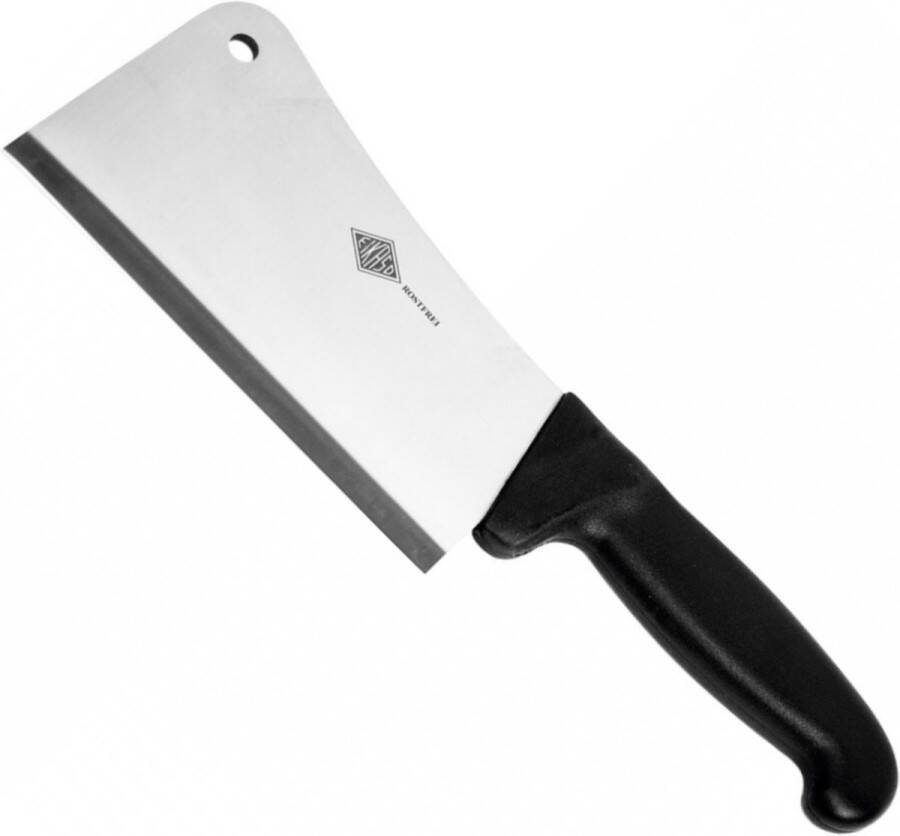 Eikaso Solingen Hakmes 16 cm Ergonomisch Zwart Handvat RVS Lemmet