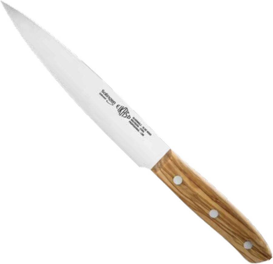 Eikaso Solingen 18 cm Vleesmes G-line Olijfhouten Handvat Molybdeenstaal Lemmet