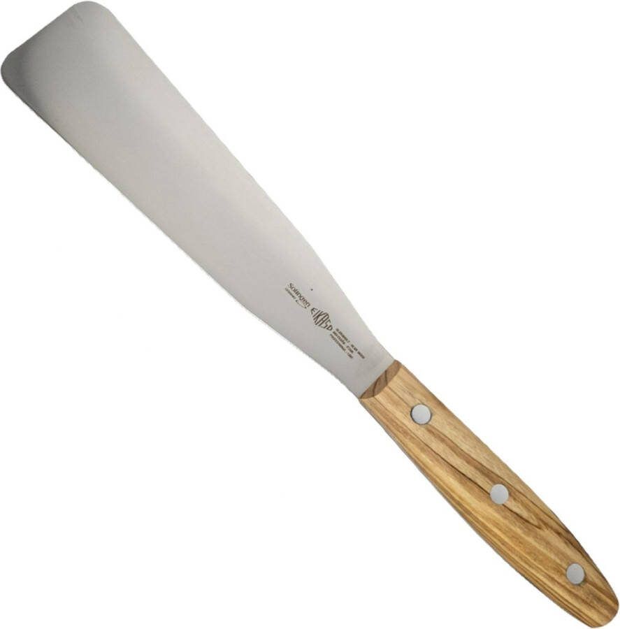 Eikaso Solingen G-Line Paletmes 18 cm Multifunctioneel en Semi Flexibel Olijfhouten Handvat