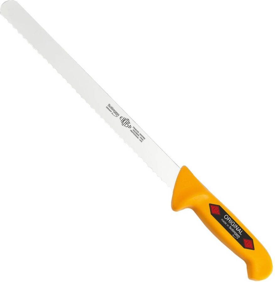 Eikaso Solingen Hammes Zalmmes Gekarteld Geel Lemmet 30 cm Semi Flexibel