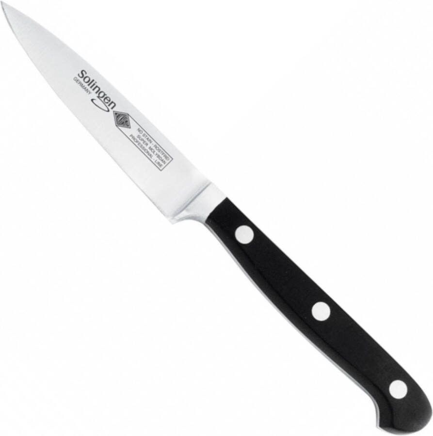 Eikaso Solingen Officemes 12 cm RVS Lemmet Ergonomisch Zwart Handvat