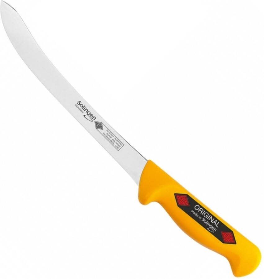 Eikaso Solingen Semi-flexibel Fileermes 21 cm Ergonomisch Geel Handvat