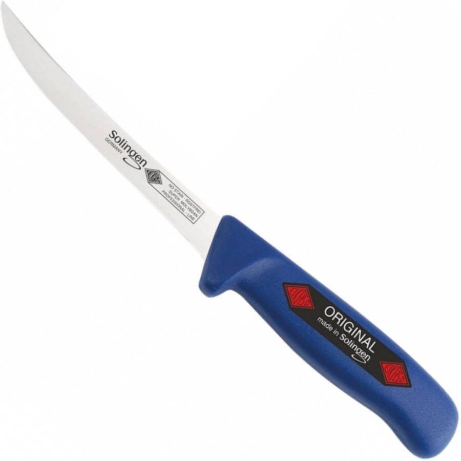 Eikaso Solingen Flexibel Vis Fileermes 16 cm Ergonomisch Blauw Handvat