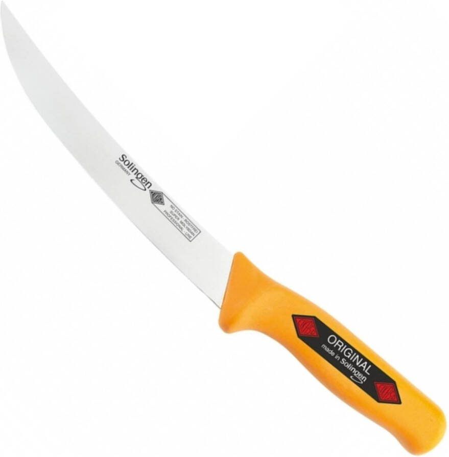 Eikaso Solingen Vleesmes 26 cm Semi-Flexibel Lemmet Geel Handvat