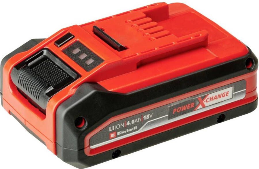Einhell 18 V 4.0Ah Power X-Change PLUS (18 V accu universeel toepasbaar voor alle PXC-machines zonder zelfontlading 3-traps LED-controle laadstatus aangepaste laadcyclus zonder lader)