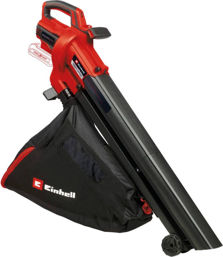 Einhell accu bladblazer -zuiger VENTURRO 18 210 Power X-Change (Li-Ion 18 V zuigcapaciteit 500 m³ h 45 L opvangzak blaasfunctie tot max. 210 km h zonder accu & lader)