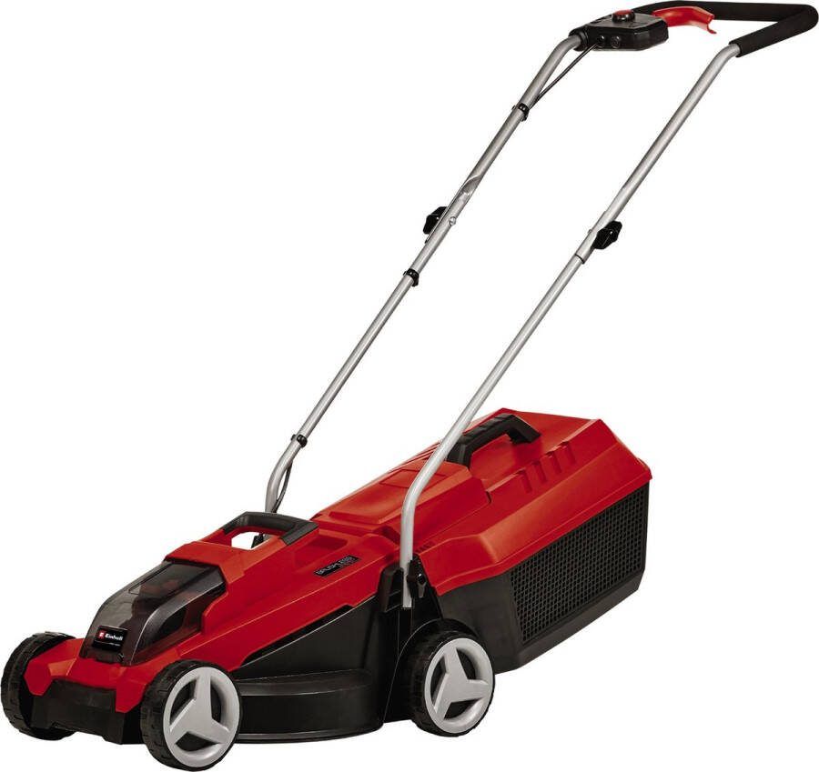 Einhell Accu Grasmaaier GE-CM 18 32 Li Solo Power X-Change 18 V Li-ion Maaibreedte: 32 cm Aanbevolen gazonoppervlakte: tot 180 m² 25 L opvangzak Maaihoogte: 30-70 mm Excl. accu en lader