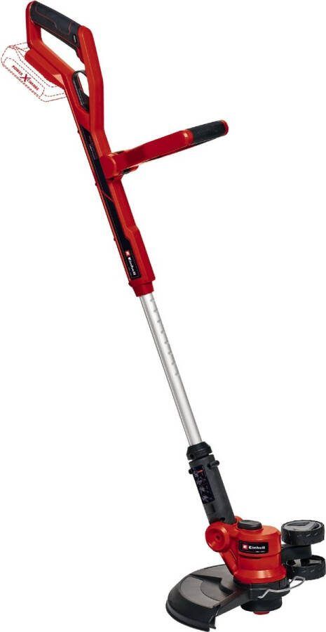 Einhell Accu Grastrimmer GE-CT 18 30 Li Solo Power X-Change 18 V Li-Ion Maaidiameter: 30 cm Motorkop 90° draaibaar & kantelbaar Incl. draadspoel Excl. accu en lader