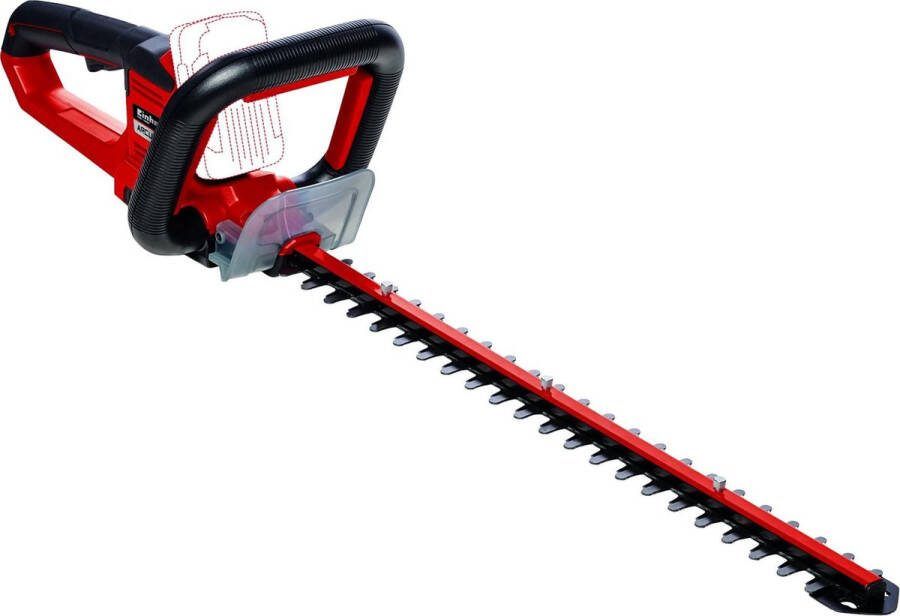Einhell Accu Heggenschaar ARCURRA 18 55 Power X-Change 18 V Li-ion 55 cm snoeilengte 18 mm tandafstand incl. mesafdekking smalle voorste handgreep Excl. accu en lader