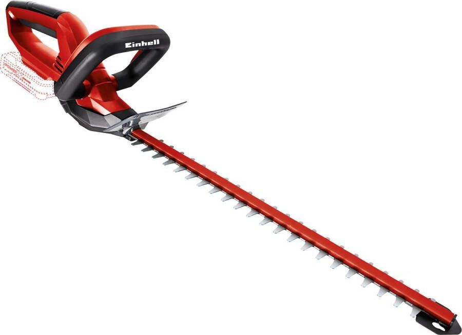 Einhell Accu Heggenschaar GC-CH 1846 Li Solo Power X-Change 18 V Li-ion Snoeilengte: 46 cm Tandafstand: 15 mm Ergonomische handgreep Excl. accu en lader