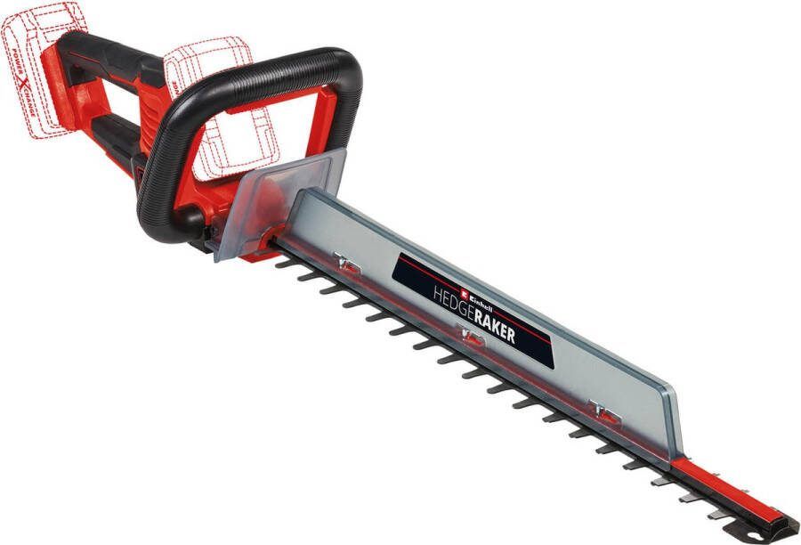Einhell Accu Heggenschaar GE-CH 36 61 Li Solo Power X-Change 36 V Li-ion Snoeilengte: 61 cm Tandafstand: 26 mm Incl. mesafdekking Excl. accu en lader