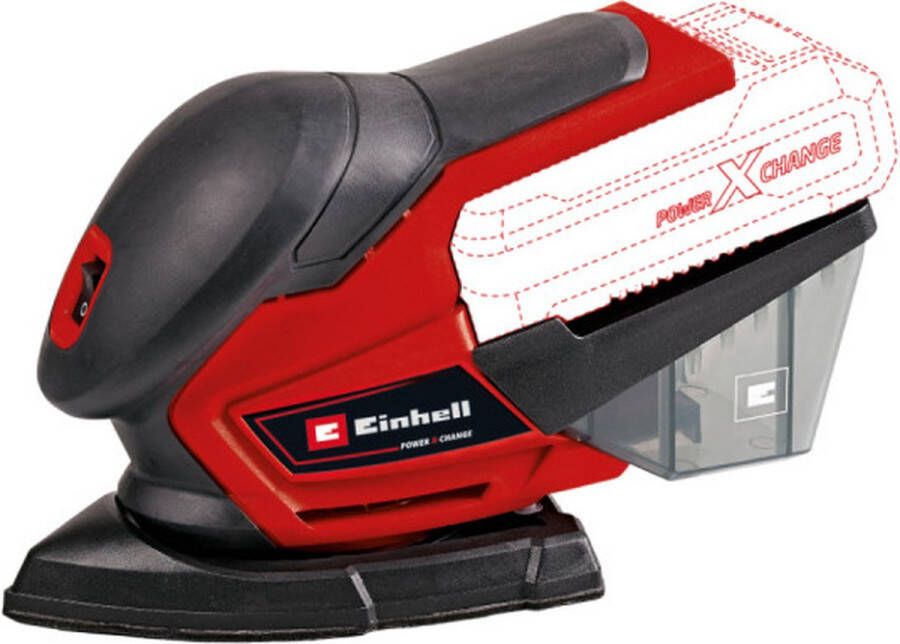 Einhell Accu Multischuurmachine TE-OS 18 150 Li Solo Power X-Change 18 V Li-ion Schuuroppervlak: 150 x 150 x 100 mm Excl. accu en lader