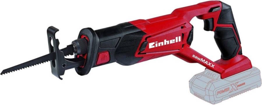 Einhell Accu Reciprozaag TE-AP 18 22 Li Solo Power X-Change 18 V Li-Ion 0-2.600 t min Slaghoogte: 22 mm Max. zaagdiepte hout metaal: 100 6 mm Incl. 1x Zaagblad voor hout Excl. accu en lader