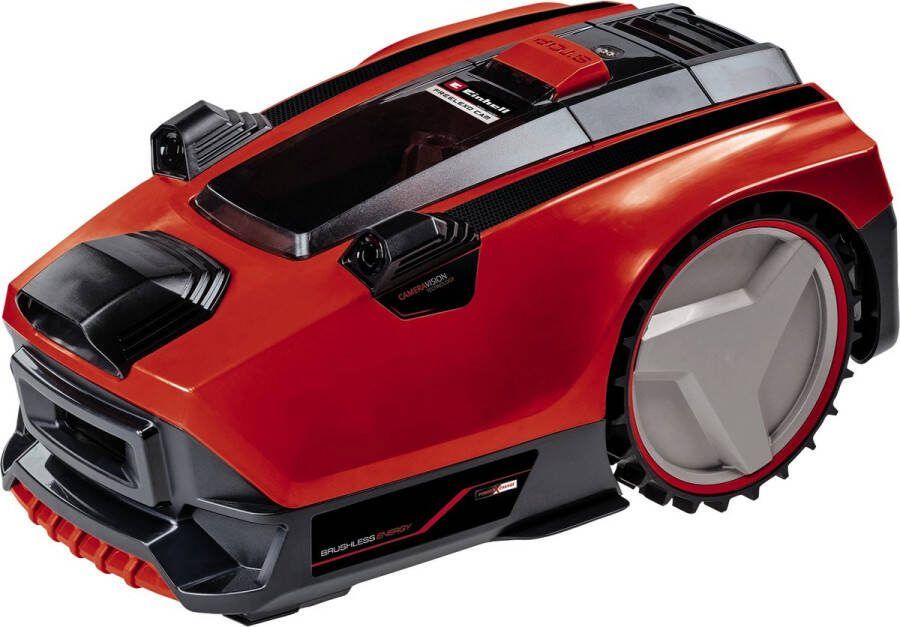 Einhell Accu Robotmaaier FREELEXO CAM 500 18 V Li-ion Power X-Change Camera in plaats van begrenzingsdraad Aanbevolen gazonoppervlakte: tot 500 m² Maaibreedte 18 cm Diefstalbeveiliging