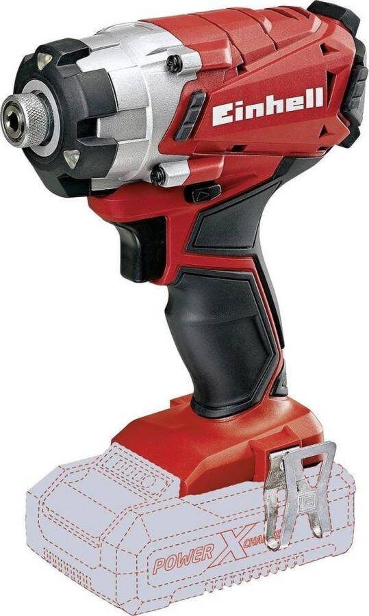 Einhell Accu Slagschroefmachine TE-CI 18 Li Brushless-Solo Power X-Change 18 V Li-Ion 180 Nm koolborstelloze motor LED licht Excl. Accu en lader
