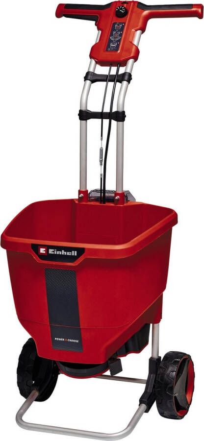 Einhell Accu Strooiwagen GE-SR 18 22 Li Solo Power X-Change 18 V li-ion 22 L 6-traps toerentalregeling 6-traps-strooiregeling Excl. Accu en lader