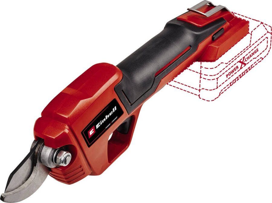 Einhell Accu takkenschaar GE-LS 18 Li Solo Power X-Change (18 V li-ion takkendikte tot 28 mm Bypass-messen veiligheidsschakelaar softgrip zonder accu en lader)