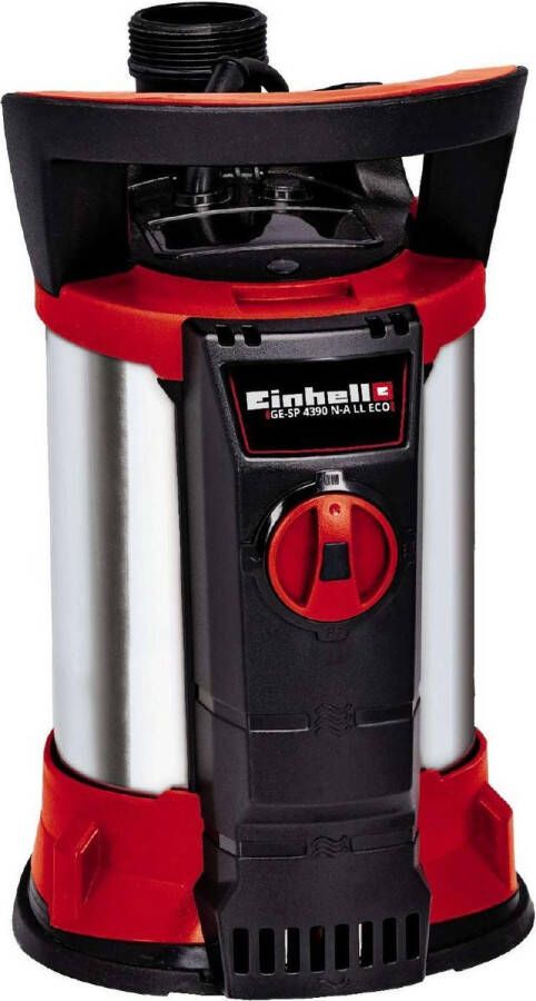 Einhell Elektrische Dompelpomp GE-SP 4390 N-A LL ECO 430 W 9.000 l u Max. Opvoerhoogte: 8 m Max. Dompeldiepte: 7 m Afzuigend tot: 1 mm ECO-Power technologie Aqua-Sensor technologie
